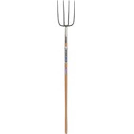 Marquee Protection 4 Tine Forged Manure Fork 54 Hardwood Handle MA197000